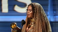 Thotná Beyoncé na udílení cen Grammy (Los Angeles, 12. února 2017)