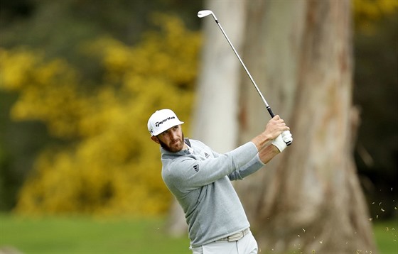 Dustin Johnson bhem turnaje Genesis Open