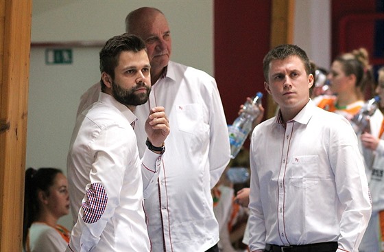 Viktor Prua (vlevo) je hlavní trenérskou postavou Handicapu Brno, Jan...