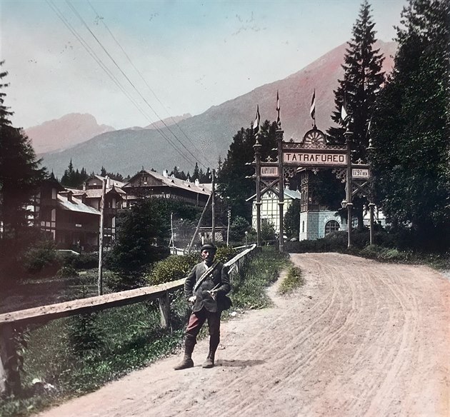 Starý Smokovec ve Vysokých Tatrách na blíe nedatované fotografii