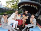 Céline Dion se syny v zábavním parku (2017)