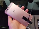 Huawei P10 Plus na veletrhu MWC v Barcelon