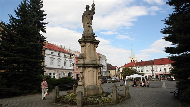 Náměstí ve Valašském Meziříčí. Náměstí ve Valašském Meziříčí.