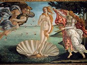 Slavn portrt zrozen Venue od italskho male Botticelliho znzoruje enu...