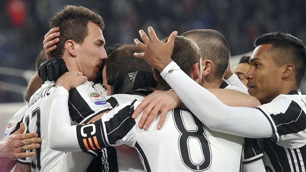 Hri Juventusu se raduj ze vstelenho glu v utkn s Empoli.