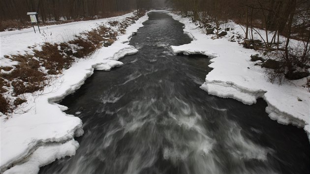Rozvodnn eka Morava na Olomoucku.