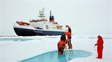 Německé polární plavidlo Polarstern. Německé polární plavidlo Polarstern.