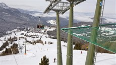 V komorním stedisku Carezza najdete prázdné sjezdovky i bhem víkendu.