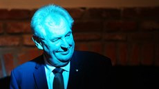 Prezident Milo Zeman pi odhalení pamtní desky k výroí vzniku praského...
