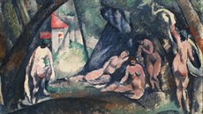 Obraz Alfréda Justitze Koupání z roku 1919 se před lety vyhoupl v aukci z... Obraz Alfréda Justitze Koupání z roku 1919 se před lety vyhoupl v aukci z...