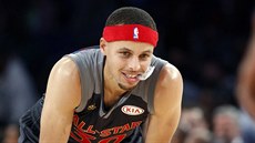 Stephen Curry ze Západu si na Utkání hvzd NBA vzal pro sebe netypickou elenku.