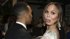 John Legend a Chrissy Teigenová (Beverly Hills, 26. února 2017)