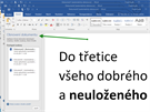 Obnova dokument po neoekávaném ukonení aplikace Word