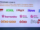 Seznam program v Pechodového multiplexu DVB-T2 k 1. beznu 2017