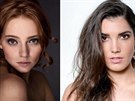 Finalistky eské Miss 2017 Monika Vrágová a Tereza Vlková