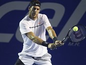 Juan Martn del Potro na turnaji v Acapulcu.