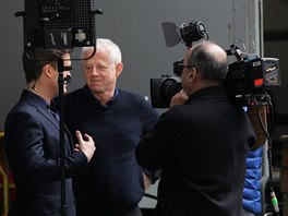 Reisér Richard Curtis pi natáení pokraování Lásky nebeské (4. bezna 2017)