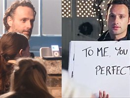 Andrew Lincoln pi natáení pokraování Lásky nebeské a v pvodním filmu (7....