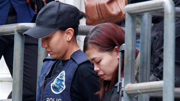 Malajsijci obvinili dv zadren eny ze smrti Kim ong-nama. (1.3. 2017)
