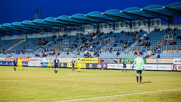 Momentka z utkn esk Budjovice - Varnsdorf