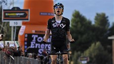 Cyklista Geraint Thomas v dresu britské stáje Skye ovládl druhou etapu... Cyklista Geraint Thomas v dresu britské stáje Skye ovládl druhou etapu...