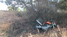 V buchlovských horách se v sobotu srazila motorka s osobním autem. idie...