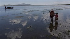 Znečištění jezera Titicaca (2. března 2017) Znečištění jezera Titicaca (2. března 2017)