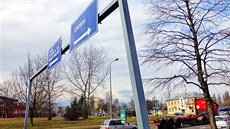 Místo pro budovu ČSOB Pojišťovny u pošty nedaleko nádraží. Místo pro budovu ČSOB Pojišťovny u pošty nedaleko nádraží.