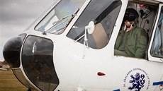 Vojenský pilot Marek Bohunk ze 24. základny dopravního letectva ve Kbelích