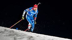 NA TĚŽKÉM SNĚHU. Tomáš Krupčík ve sprintu v Pchjongčchangu. NA TĚŽKÉM SNĚHU. Tomáš Krupčík ve sprintu v Pchjongčchangu.