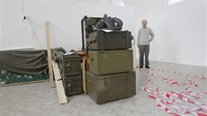 Galerie moderního umní v Roudnici nad Labem - píprava výstavy War Zone.