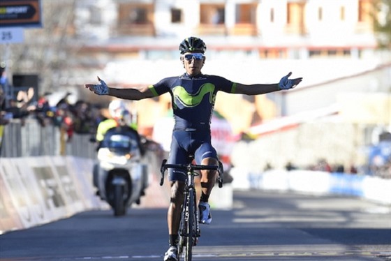 Nairo Quintana vítzí v královské etap Tirreno - Adriatico.
