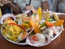 Národní gastronomické stíbro ceviche v luxusním limském balení