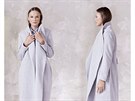 V bavlnném kabátu od designérky Josefiny Bakoové vykroíte do jara stylov.