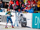 JSEM ASTNÁ S VÁMI. Gabriela Koukalová plná úsmv po sprintu v Oslu