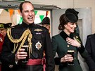 Britský princ William a vévodkyn Kate bhem oslav svátku svatého Patrika...