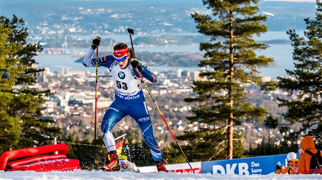 Adam Václavík na trati sprintu v Oslu Adam Václavík na trati sprintu v Oslu