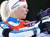 Finsk biatlonistka Mari Laukkanenov vyhrla v Oslu posledn sthac zvod v...