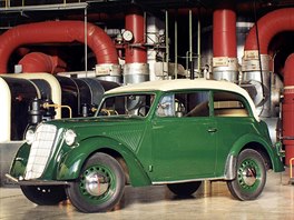 1935: Firma vyjídí s modelem Olympia.