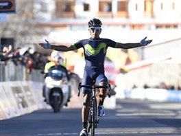 Nairo Quintana vtz v krlovsk etap Tirreno - Adriatico.