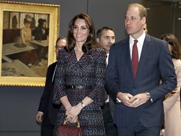 Princ William a vévodkyn Kate na návtv muzea Orsay (Paí, 18. bezna 2017)