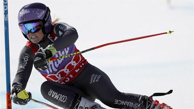 Tessa Worleyov pi obm slalomu v Aspenu