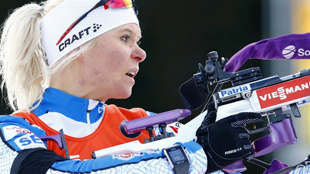 Finsk biatlonistka Mari Laukkanenov vyhrla v Oslu posledn sthac zvod v sezon.