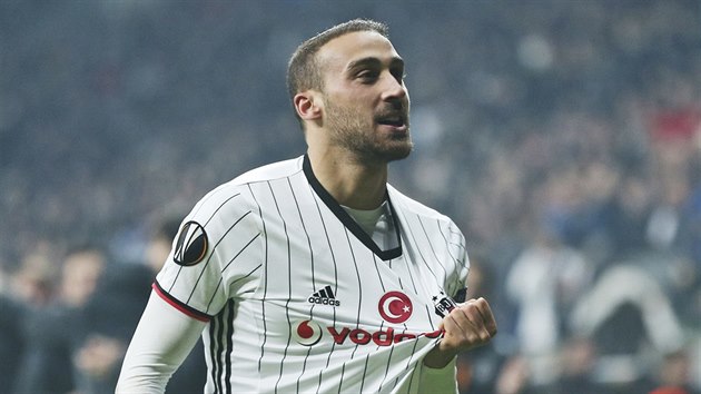 Cenk Tosun z Besiktase Istanbul slav svj gl.