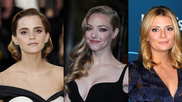 Emma Watsonová, Amanda Seyfriedová a Mischa Bartonová