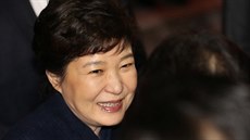 Sesazená jihokorejská prezidentka Pak Kun-hje opustila prezidentský palác....