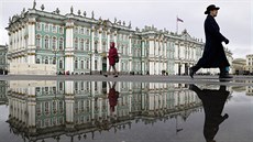 Zimní palác v Petrohradu (11. bezna 2017)