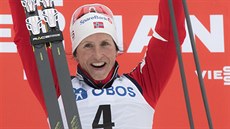 Marit Björgenová, vítězka závodu na 30 km v Oslu Marit Björgenová, vítězka závodu na 30 km v Oslu
