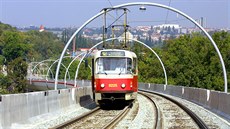 Tramvajová trať na pražské sídliště Barrandov (ilustrační snímek) Tramvajová trať na pražské sídliště Barrandov (ilustrační snímek)