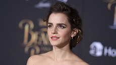 Emma Watsonová na premiée filmu Kráska a zvíe (2017)